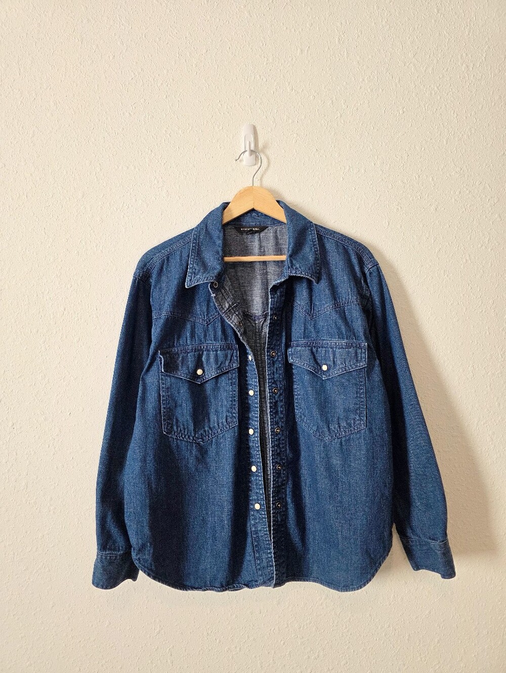 Banana Republic Oversized Denim Button Up L